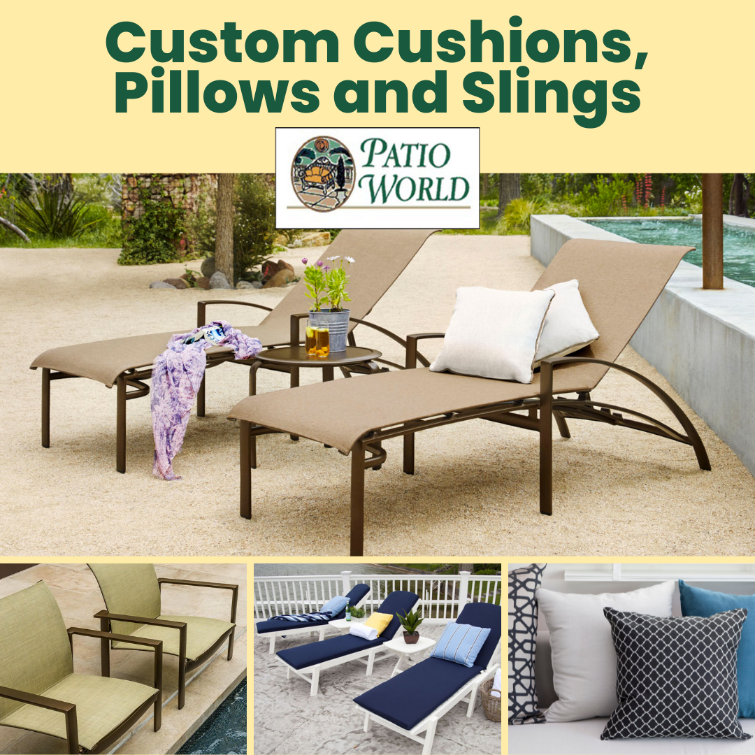 Custom Cushions & Pillows for Outdoor Furniture