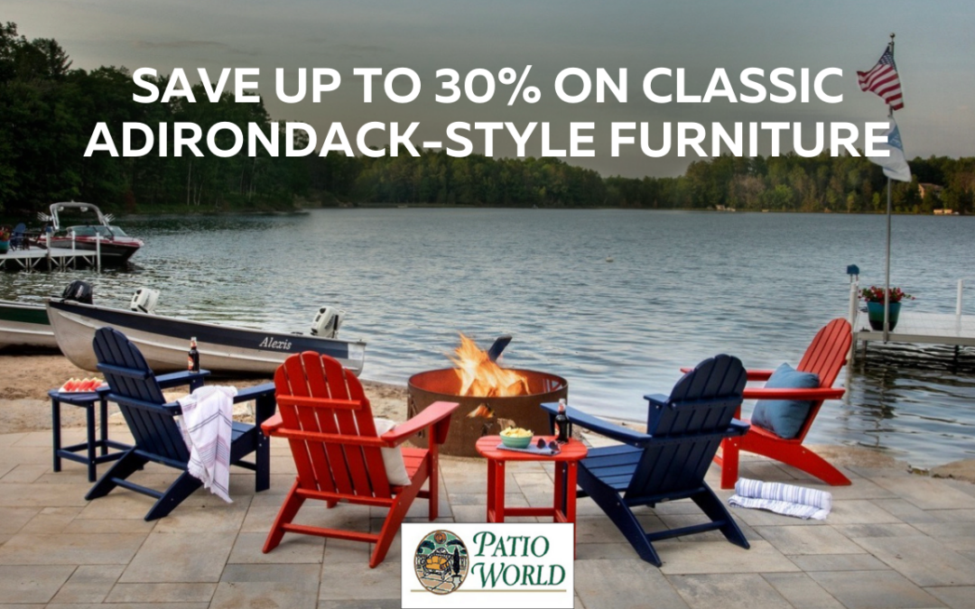 Save Up to 30% on Classic Adirondack-Style Furniture