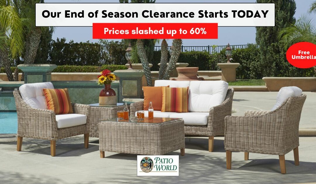 End-Season Clearance Prices in August? Whoo Hoo!