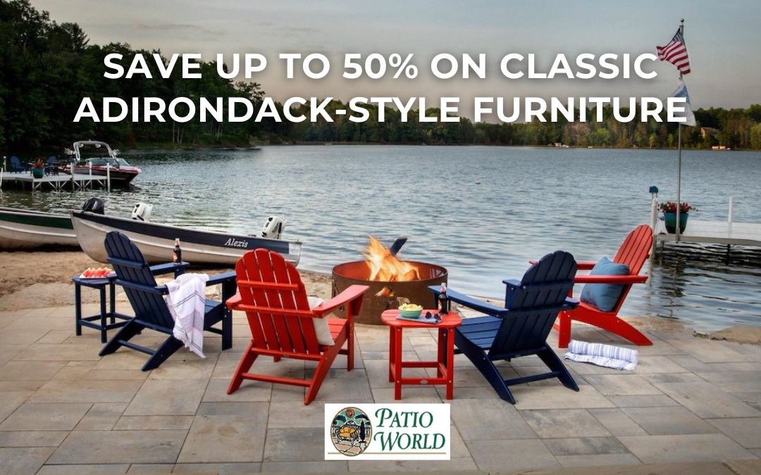 Save Up to 50% on Classic Adirondack-Style Furniture