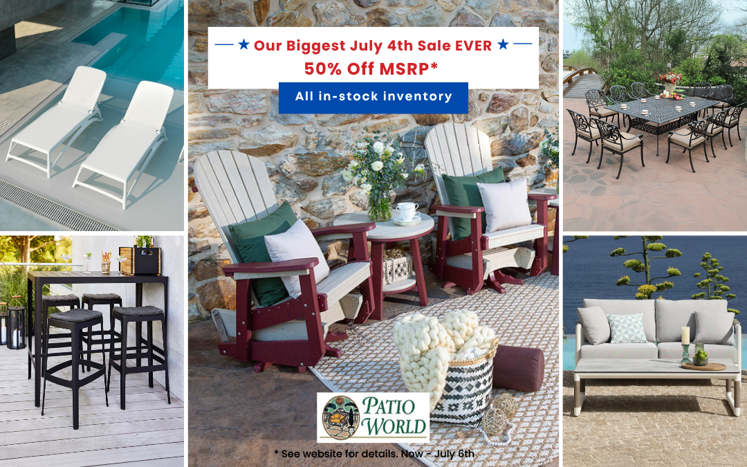 Save 50% Off MSRP At Our Fourth of July Sale